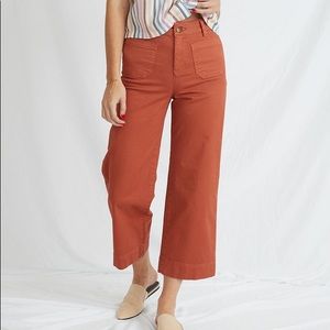 Bridget Wide Leg cropped Pants